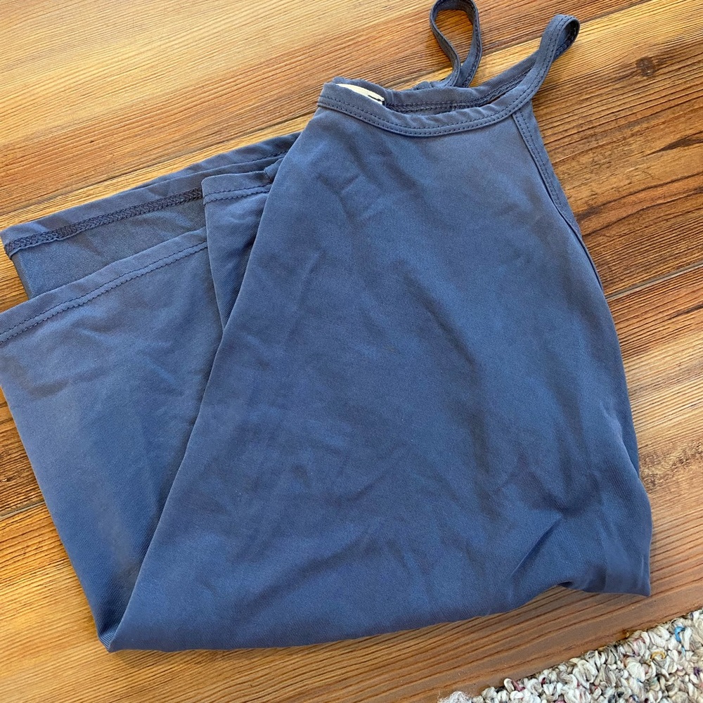 Blue dressy tank top